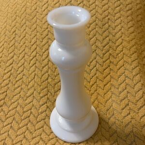 Vintage E.O. Brody Co. Milk Glass 8in Vase